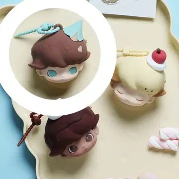 Dimoo Crush on coffee 이어폰 케이스 민트