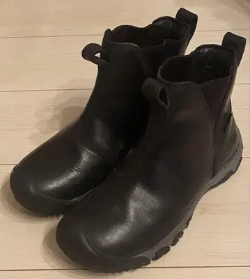 keen 킨 그레타 첼시 부츠 방수 블랙