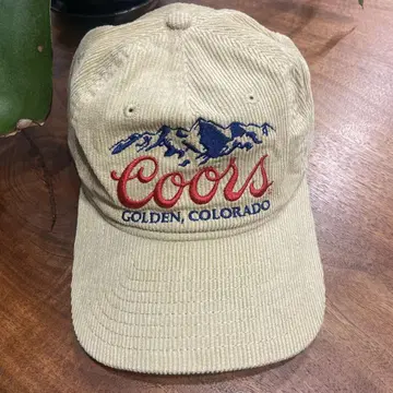 미국 Coors 코듀로이 캡 베이지 코튼