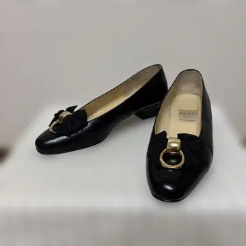 Marie femme 블랙 천연 가죽 펌프스