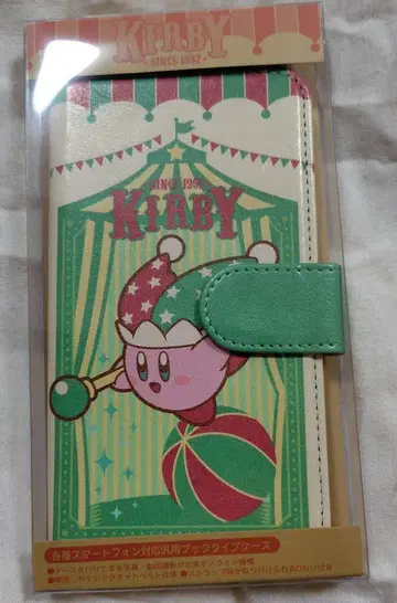 별의 커비 팅클 서커스 각종 스마트폰 대응 범용 북 타입 케이스