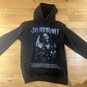 JA MORANT 그래픽 후드티