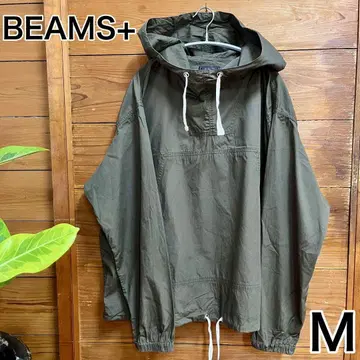 빔즈 올리브 카키 밀리터리 스모크 후드티 M 사이즈