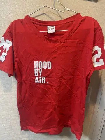 HOOD BY AIR T셔츠 L 사이즈 레드