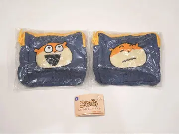 아기 쥐 복슬복슬 데님 파우치 사가 자수 니시무라 유우지