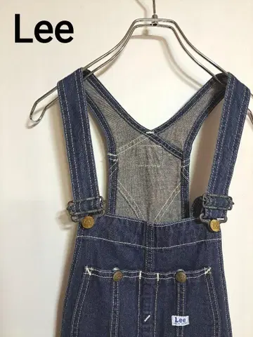 리 데님 살로펫 점프수트 약간 두꺼운 원단 히게 여성용 XS