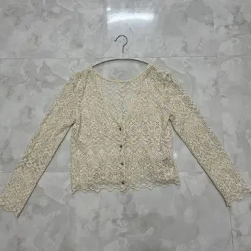 슬로브 이에나 레이스 가디건 긴팔