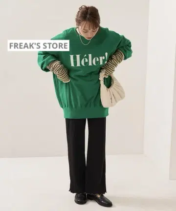FREAK'S STORE 프릭스스토어 컬러풀 로고 맨투맨 오버 사이즈
