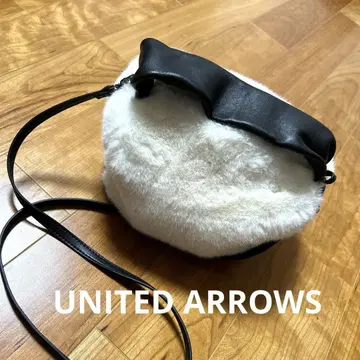 [ UNITED ARROWS ] 새상품급! 인조 모피 백