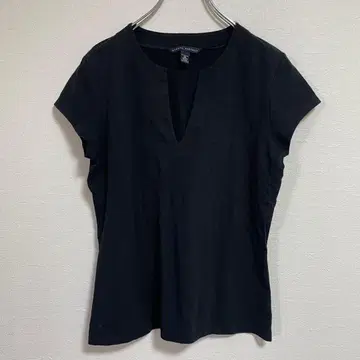 BANANA REPUBLIC 반팔 티셔츠 무지 블랙 M