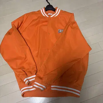오렌지 바시티 자켓 WEGO