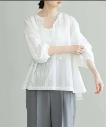 어반 리서치 긴팔 블라우스