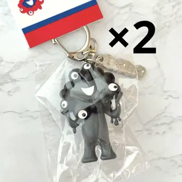 만박 미야쿠미야쿠 입체 마스코트 키링 블랙 미야쿠미야쿠 2개 세트