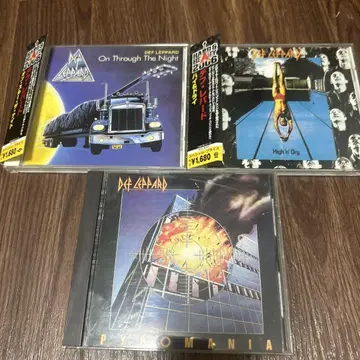 Def Leppard 앨범 일본 국내반 3장 세트