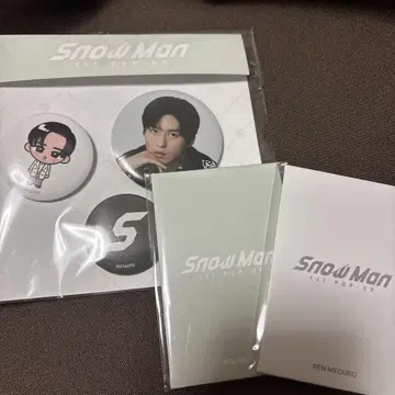 [메구로 렌] SnowMan 한국 POPUP 굿즈 세트