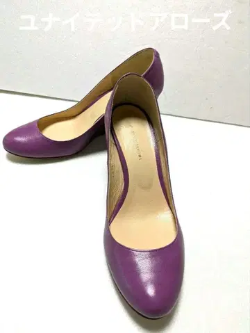 유나이티드 애로우즈 퍼플 웨지우드 밑창 펌프스