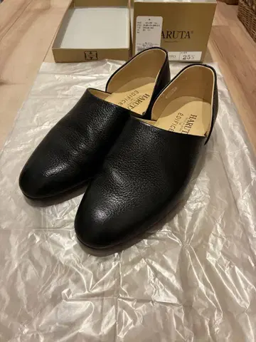 에디피스 별주 HARUTA 스포크 로퍼 블랙 25.5cm