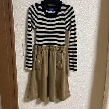 블루 레이블 크레스트브릿지 스트라이프 원피스 36