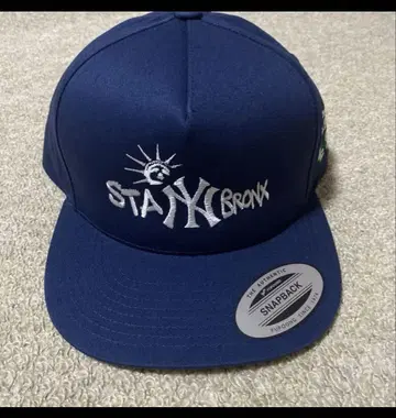 STA Bronx 네이비 스냅백 캡