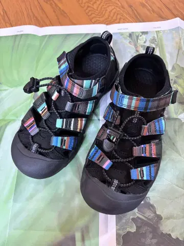 KEEN NEWPORT H2 RAYA BLACK 키즈 22.0cm
