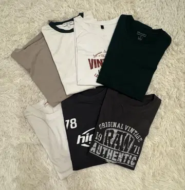 T셔츠 7매 세트