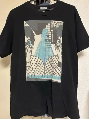 [레어]C.E CAV EMPT 아트 프린트 티셔츠 M 사이즈 블랙