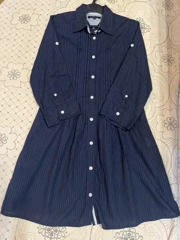 TOMMY HILFIGER 타미힐피거 스트라이프 셔츠 원피스