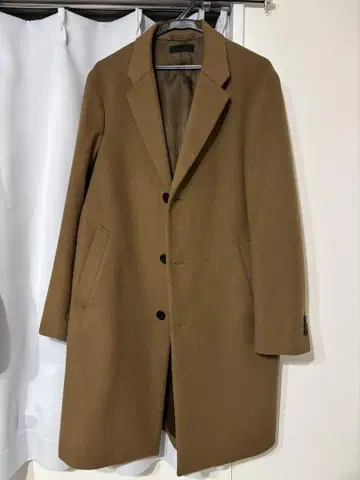 브라운 울 체스터 코트
