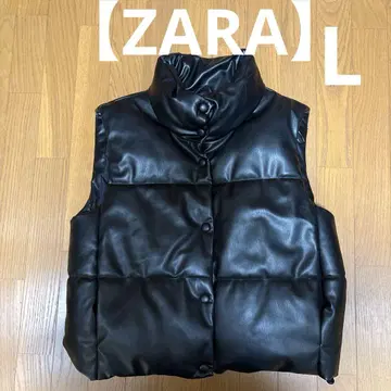 ZARA 블랙 다운 베스트