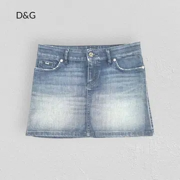 D&G Indigo Denim Mini Skirt