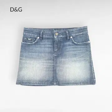 D&G Indigo Denim Mini Skirt