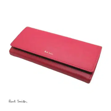 새상품 폴스미스 장지갑 핑크 플로럴 꽃무늬 PaulSmith647