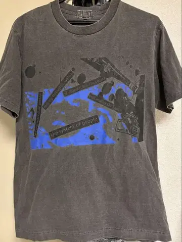 C.E CAV EMPT 다크 그레이 티셔츠 S 사이즈