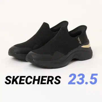 스케쳐스 23.5cm 슬립인 블랙 슬립온 스니커즈