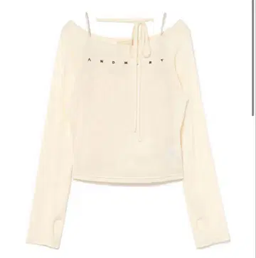 ANDMARY Mary sheer logo tops