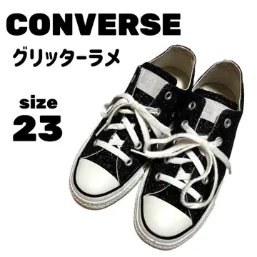 CONVERSE 컨버스 글리터 라메 여성용 신발 23cm