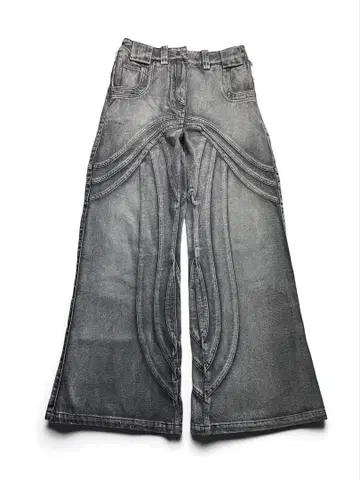 NO/FAITH STUDIOS -Heavy Wave Denim Pants