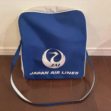JAL 숄더백 파랑 쇼와 레트로 빈티지