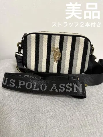 U.S. Polo Assn. 유에스플로어슨 숄더백 블랙 화이트