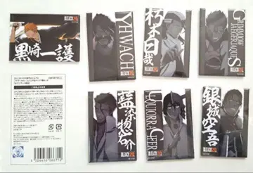 BLEACH 20주년 비주얼 애나더 컬러 스퀘어 캔뱃지 7종 세트