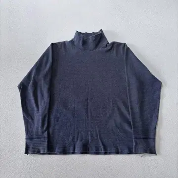 80s 90s 이탈리아제 하이넥 보더 롱T 굿 레귤러 유로