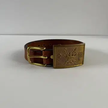 [ 20s vintage ] 프리메이슨 템플 기사단 가죽 벨트 uk제