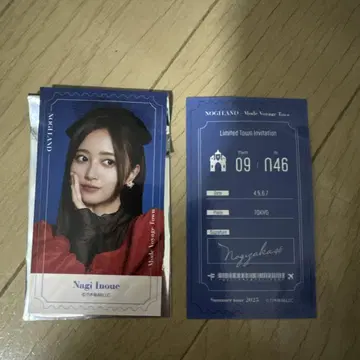[ B상 ] 노기메쿠리 이노우에 와카 mobile 전국 투어 굿즈 스티커