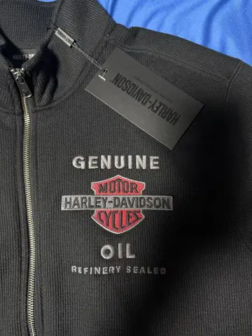 Harley-Davidson 집업 자켓 블랙