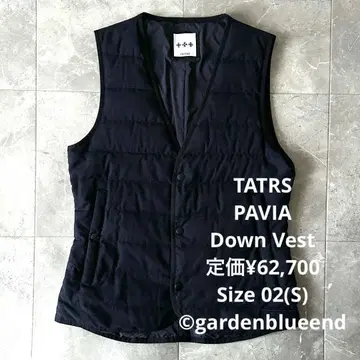 TATRAS PAVIA 퀼팅 이너 다운 베스트 사이즈 S 네이비