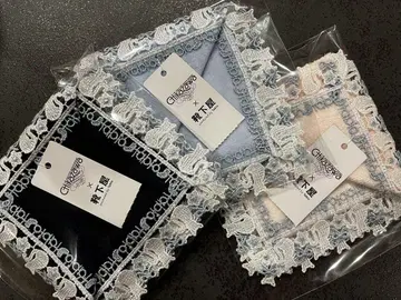 친사와 레이스 tabio 타비오 고양이 캣 타월 손수건 3개 세트