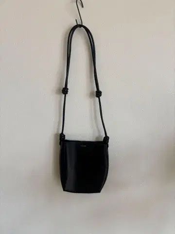 질 샌더 블랙 숄더백