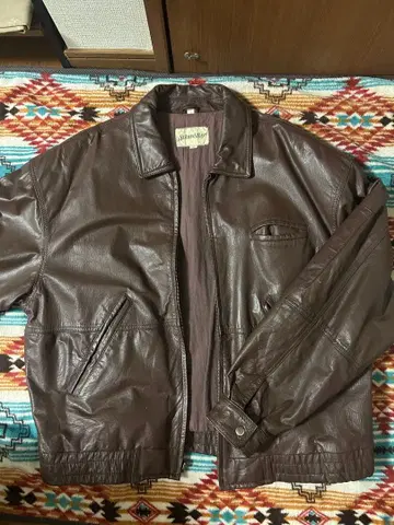 St. John's Bay 브라운 가죽 자켓 M