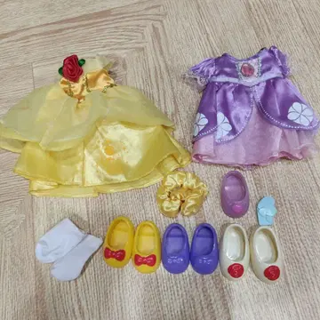 레민 소란 벨 드레스 세트 신발 덤 포함 디즈니 프린세스 인형