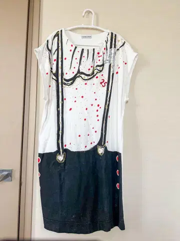 TSUMORI CHISATO 아트 프린트 원피스